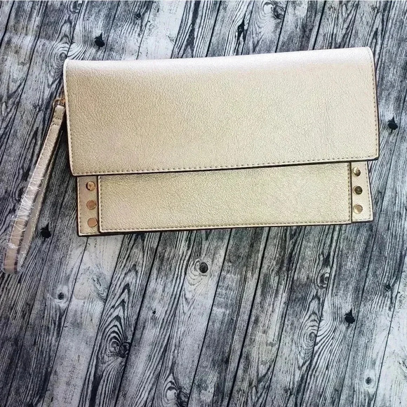 Chico's Gold Crossbody/Wristlet  - Picture 1 of 4